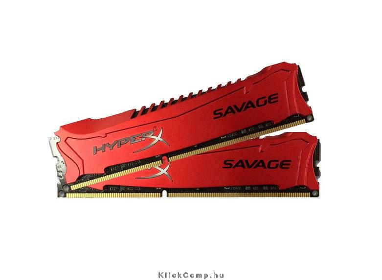 16GB DDR3 Memória 1600MHz Kit! 2db 8GB KINGSTON HyperX Savage XMP memória HX316 fotó, illusztráció : HX316C9SRK2_16