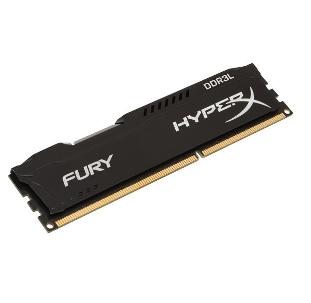 4GB DDR3 memória 1600MHz Kingston HyperX FURY fekete LoVo HX316LC10FB/4 fotó, illusztráció : HX316LC10FB_4