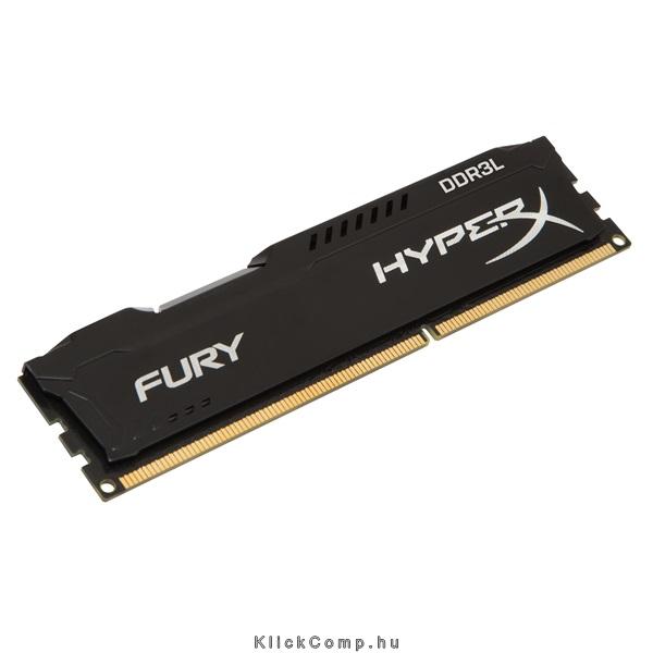 8GB DDR3 memória 1600MHz Kingston HyperX FURY fekete LoVo HX316LC10FB/8 fotó, illusztráció : HX316LC10FB_8