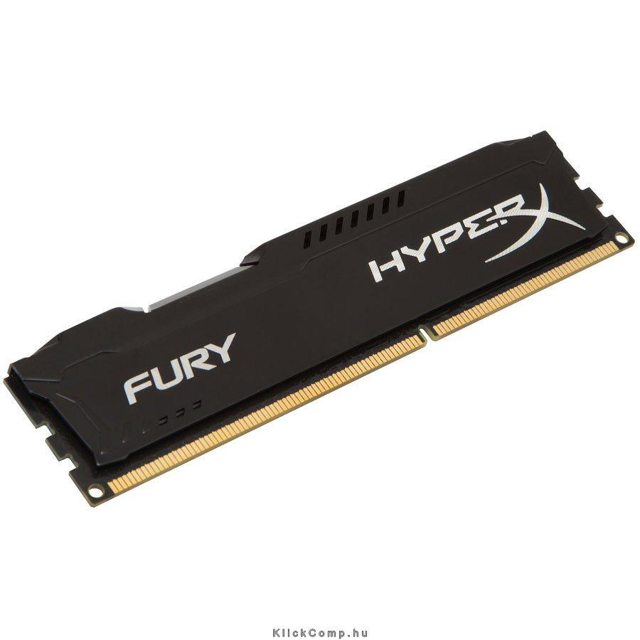 4GB DDR3 1866MHz CL10 HyperX Fury Black fotó, illusztráció : HX318C10FB_4