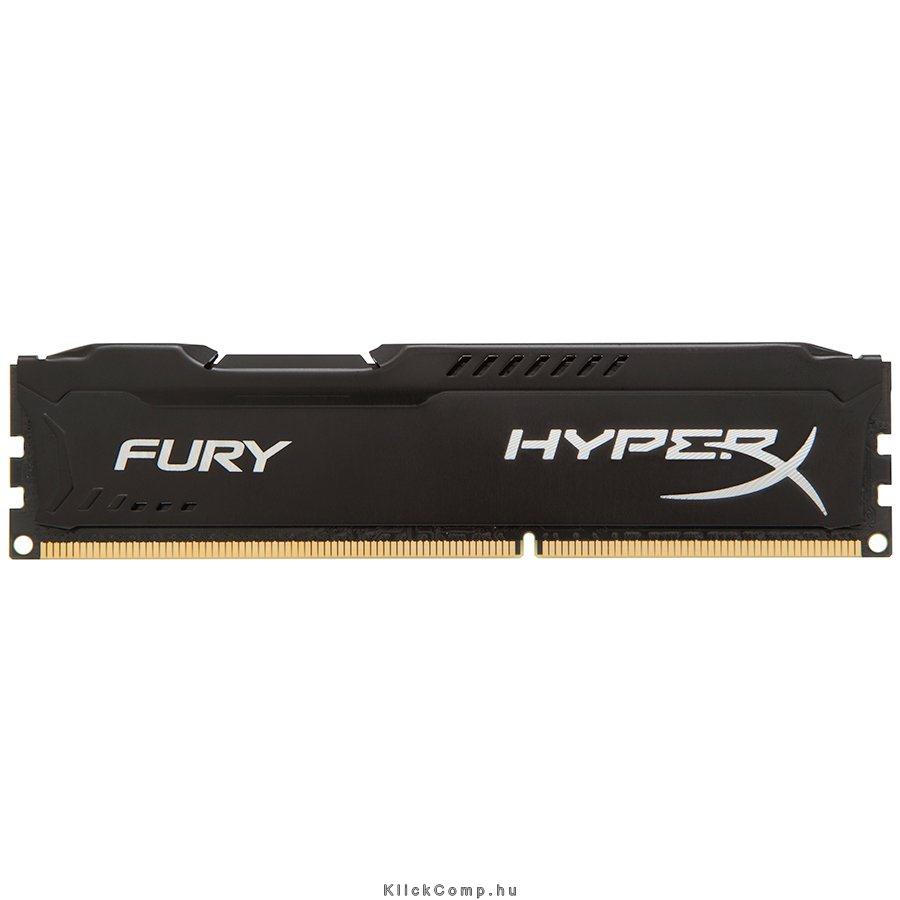 8GB DDR3 1866MHz CL10 HyperX Fury Black fotó, illusztráció : HX318C10FB_8