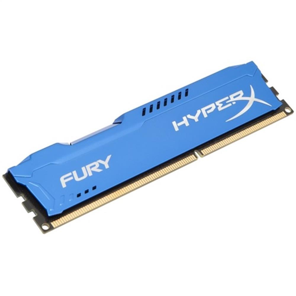 4GB DDR3 1866MHz CL10 HyperX Fury Blue fotó, illusztráció : HX318C10F_4
