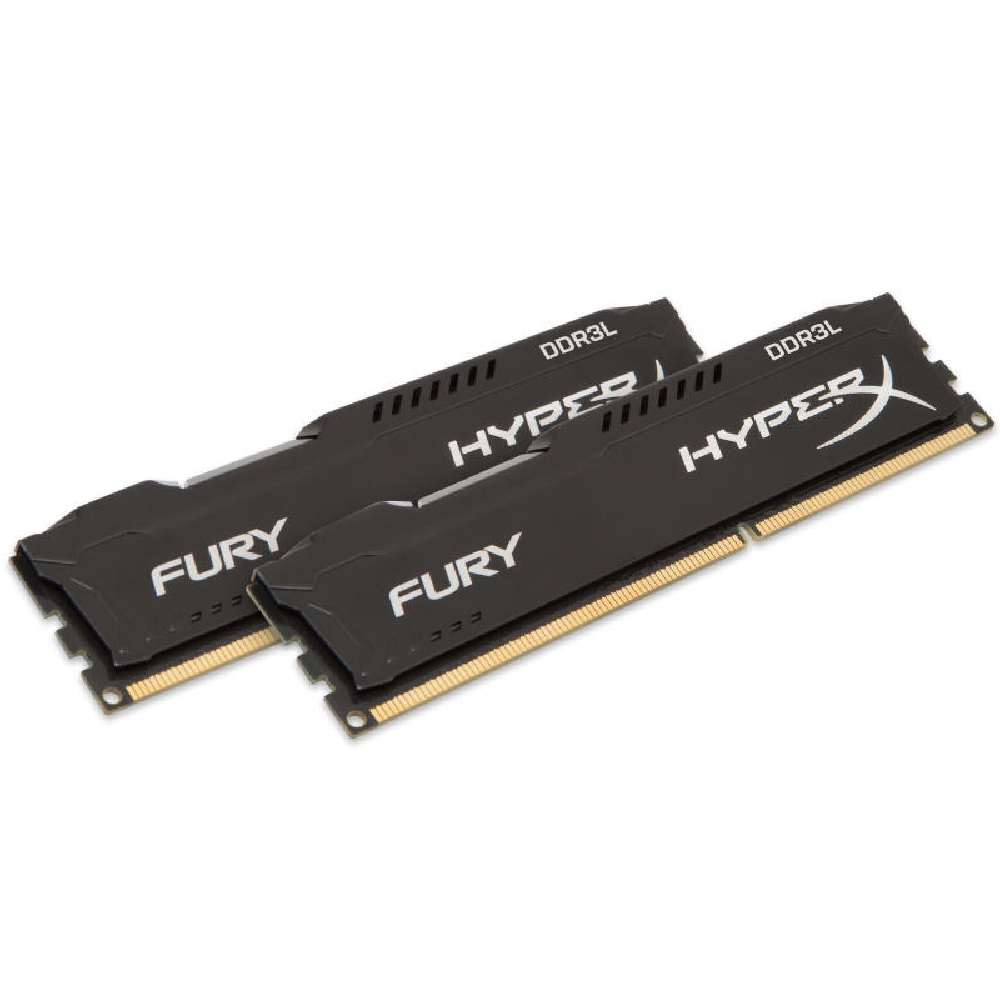 16GB DDR3 memória 1866MHz 2x8GB Kingston HyperX FURY fekete LoVo fotó, illusztráció : HX318LC11FBK2_16