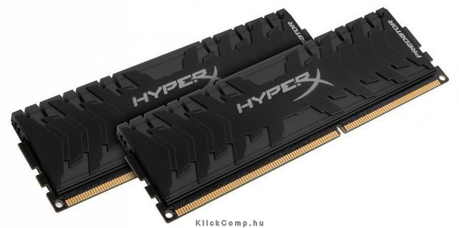 16GB DDR3 memória 2400MHz Kingston HyperX Predator XMP Kit! 2db 8GB HX324C11PB3 fotó, illusztráció : HX324C11PB3K2_16