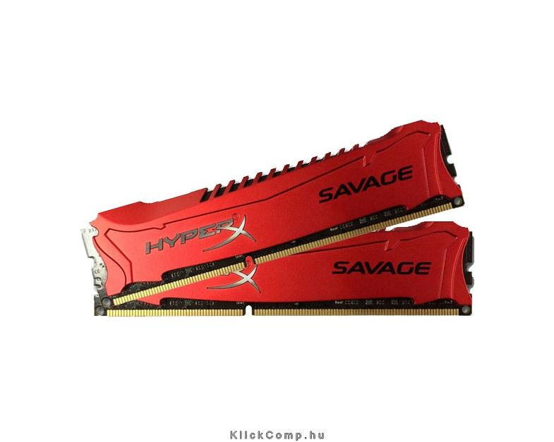16GB DDR3 Memória 2400MHz Kit! 2db 8GB memória KINGSTON HyperX Savage XMP HX324 fotó, illusztráció : HX324C11SRK2_16