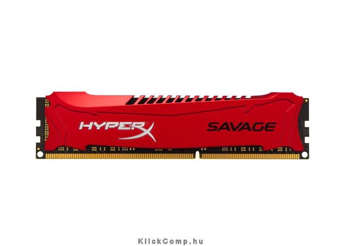 8GB DDR3 Memória 2400MHz KINGSTON HyperX Savage XMP HX324C11SR/8 fotó, illusztráció : HX324C11SR_8