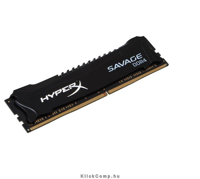 8GB DDR4 memória 2133MHz Kingston HyperX Savage Fekete XMP HX421C13SB/8 fotó, illusztráció : HX421C13SB_8