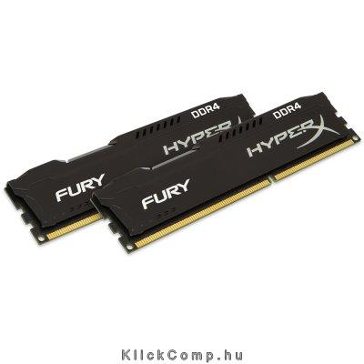 16GB DDR4 Memória 2133MHz CL14 DIMM (Kit of 2) KINGSTON HYPERX Fury Black Serie fotó, illusztráció : HX421C14FB2K2_16