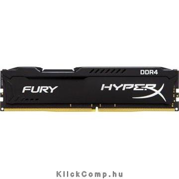 8GB DDR4 Memória 2133MHz CL14 DIMM KINGSTON HYPERX Fury Black Series fotó, illusztráció : HX421C14FB2_8