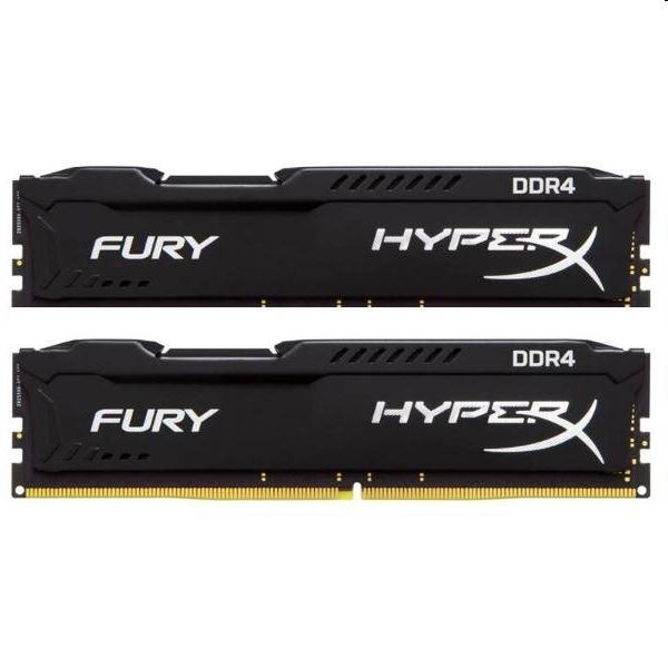 32GB DDR4 memória 2133MHz fekete Kit 2db 16GB Kingston HyperX FURY  HX421C14FBK fotó, illusztráció : HX421C14FBK2_32