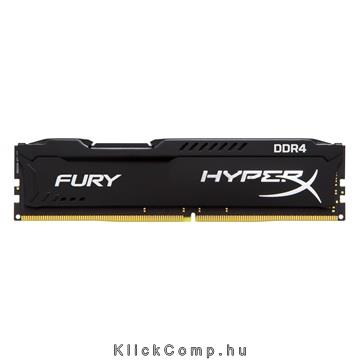 8GB DDR4 Memória 2400MHz KINGSTON HYPERX Fury Black Series fotó, illusztráció : HX424C15FB2_8