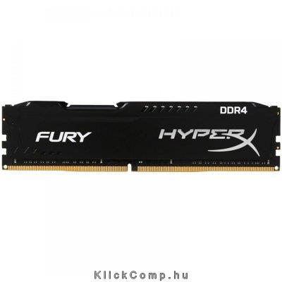 16GB DDR4 Memória 2400MHz CL15 DIMM KINGSTON HYPERX Fury Black Series fotó, illusztráció : HX424C15FB_16