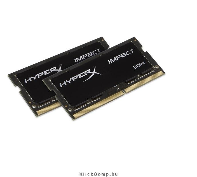 16GB DDR4 notebook memória 2400MHz Kit 2db 8GB Kingston HyperX Impact HX424S14I fotó, illusztráció : HX424S14IBK2_16