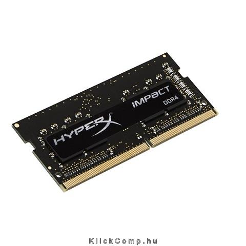 4GB notebook Memória DDR4 2400MHz CL14 SODIMM Impact KINGSTON HYPERX fotó, illusztráció : HX424S14IB_4