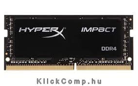 8GB notebook Memória DDR4 2400MHz CL14 SODIMM KINGSTON HYPERX Impact fotó, illusztráció : HX424S14IB_8