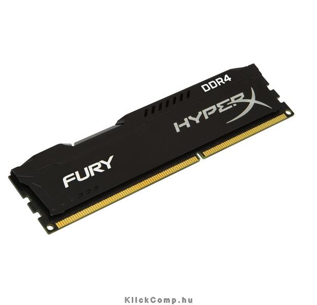 4GB DDR4 memória 2666MHz Kingston HyperX FURY fekete HX426C15FB/4 fotó, illusztráció : HX426C15FB_4