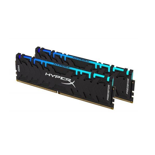 16GB DDR4 memória 2933MHz Kingston HyperX Predator RGB XMP (Kit 2db 8GB) fotó, illusztráció : HX429C15PB3AK2_16