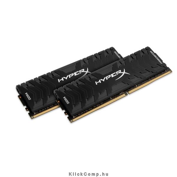 8GB DDR4 Memória 3000MHz Kingston HyperX Predator XMP HX430C15PB3K2/8 (Kit! 2db fotó, illusztráció : HX430C15PB3K2_8