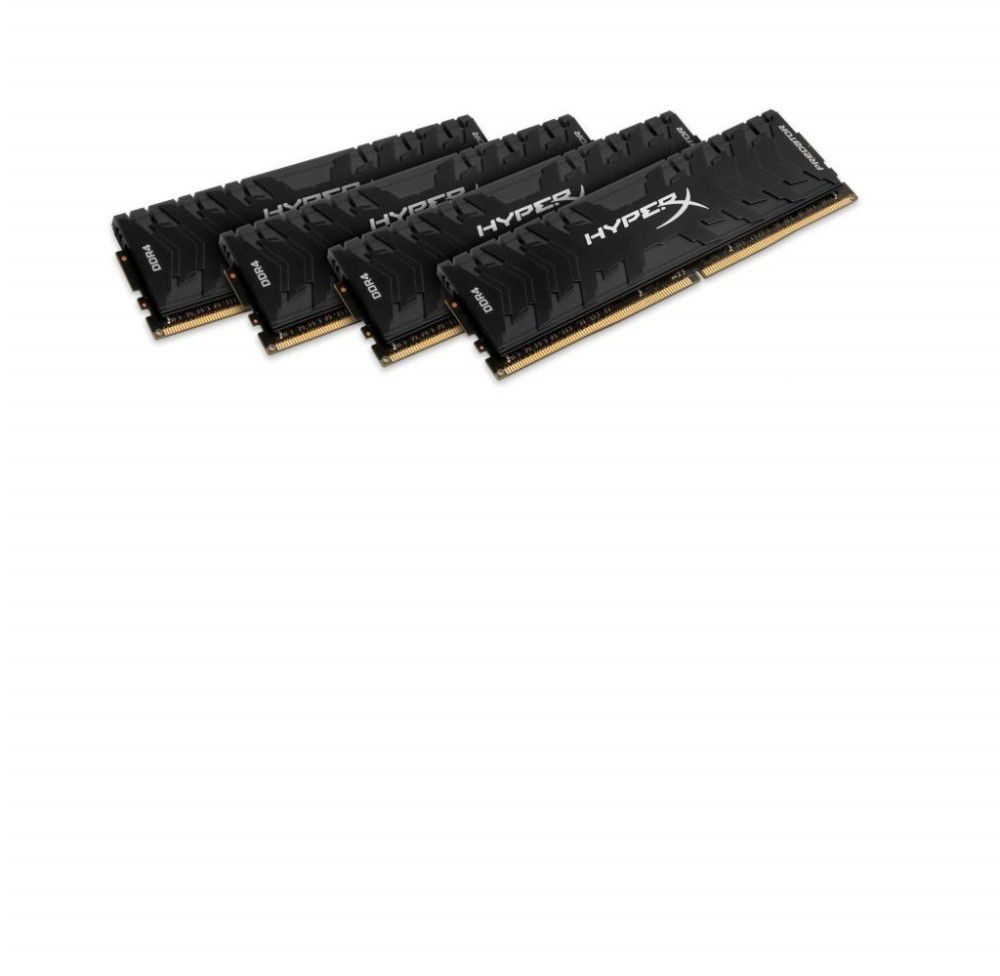 32GB memória DDR4 3000MHz Kingston HyperX Predator XMP Kit! 4db 8GB HX430C15PB3 fotó, illusztráció : HX430C15PB3K4_32