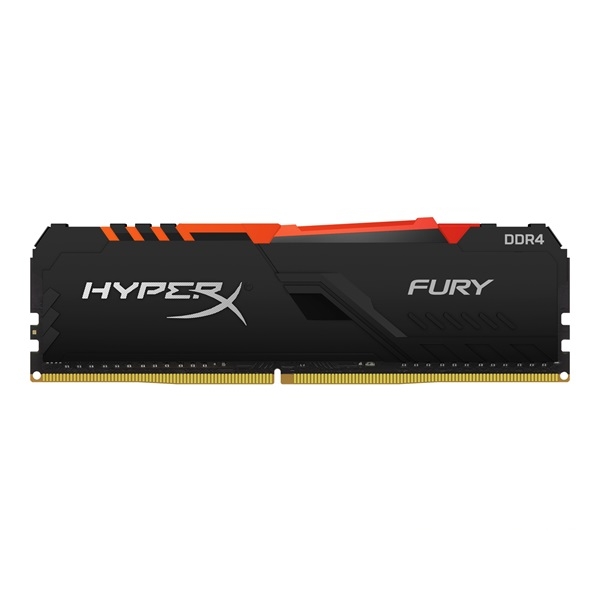 16GB DDR4 memória 3200MHz Kingston HyperX FURY RGB HX432C16FB4A/16 fotó, illusztráció : HX432C16FB4A_16