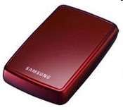 S2 külső HDD, 2,5 , 250GB, USB 2.0, vörös fotó, illusztráció : HXMU025DA-G42