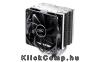 CPU Cooler ICE BLADE PRO V2.0 21,4-32dB; max. 102,43 m3/h; 4pin csatlakozó; 4 db heatpipe,12cm, PWM,Kék LED
