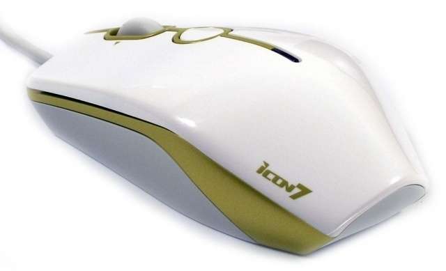 Icon7 D200 lézer USB egér fekete fotó, illusztráció : ICONMD02L