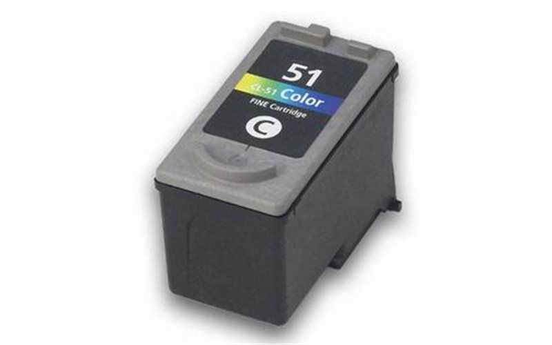 Canon CL51 Színes utángyártott tintapatron Chipes 21ml fotó, illusztráció : IM-C51
