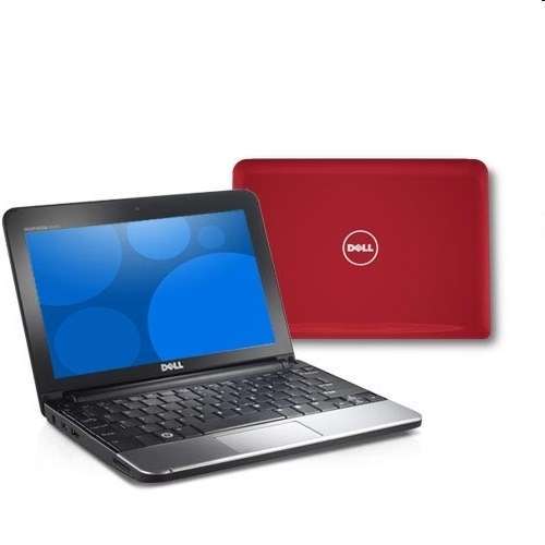 Dell Inspiron Mini 10 Red HDMIport netbook Atom Z530 1.6G 1G 160G 6cell W7S HUB fotó, illusztráció : INSP1010-22