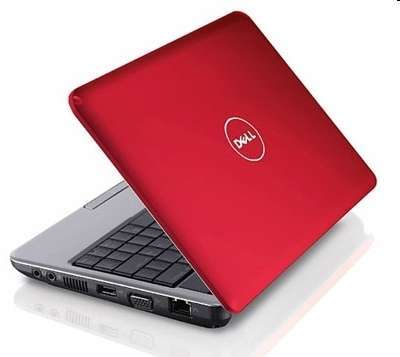 Dell Inspiron Mini 10 Red netbook Atom Z530 1.6GHz 1G 160G XPH HD ready HUB 5 m fotó, illusztráció : INSP1010-3