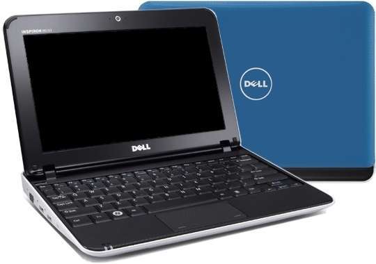 Dell Inspiron Mini 10 Blue netbook Atom N450 1.66GHz 2GB 250G W7S HUB 5 m.napon fotó, illusztráció : INSP1012-13