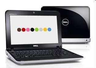 Dell Inspiron Mini 10 Black netbook Atom N450 1.66GHz 2GB 250G W7S HUB 5 m.napo fotó, illusztráció : INSP1012-24