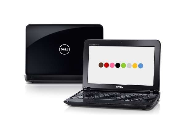 Dell Inspiron Mini 10v Black netbook Atom N455 1.66GHz 1GB 250GB 3cell W7S 2 év fotó, illusztráció : INSP1018-14