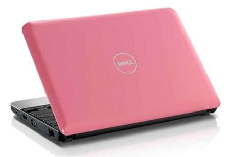 Dell Inspiron Mini 10v Pink netbook Atom N455 1.66GHz 1GB 250GB W7S 2 év fotó, illusztráció : INSP1018-6