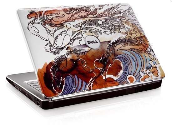 Dell Inspiron 1545 Sea Sky notebook C2D T6500 2.1GHz 2G 320G ATI Linux 3 év Del fotó, illusztráció : INSP1545-51