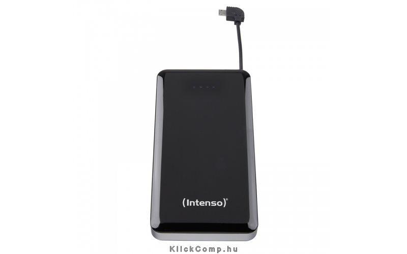 Mobile Akkubank SLIM 6000 mAh Fekete fotó, illusztráció : INTENSO-7331520