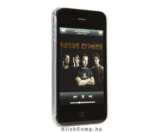 átlátszó polykarbonát iPhone 4 tok 300 hónap garancia fotó, illusztráció : IPP-4