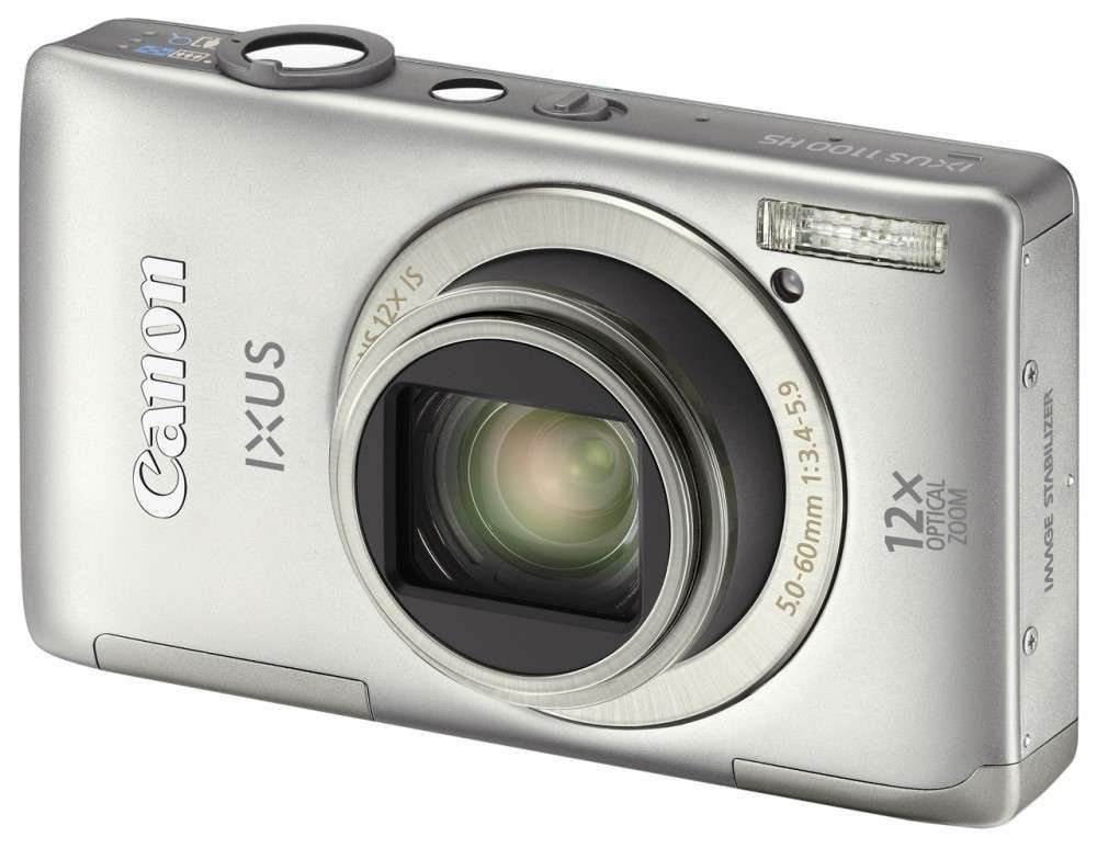 Canon IXUS 1100 HS IS digitális fényképezőgép, ezüst fotó, illusztráció : IXUS1100HS-S