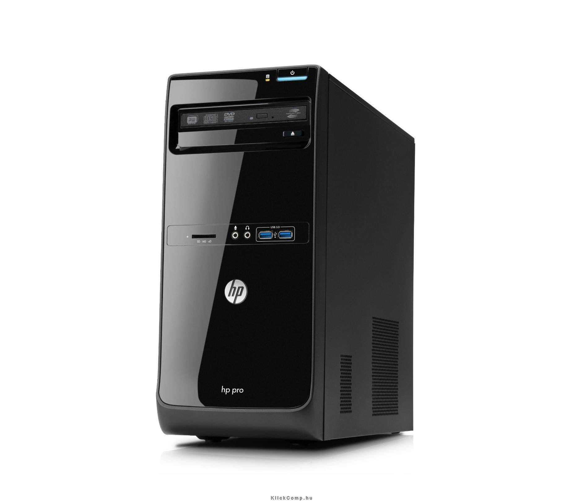 HP Pro 3500 G2 MT Intel Core i3-3240/4GB/500GB/Windows 8.1 Pro DG Windows 7 Pro fotó, illusztráció : J4A35ES