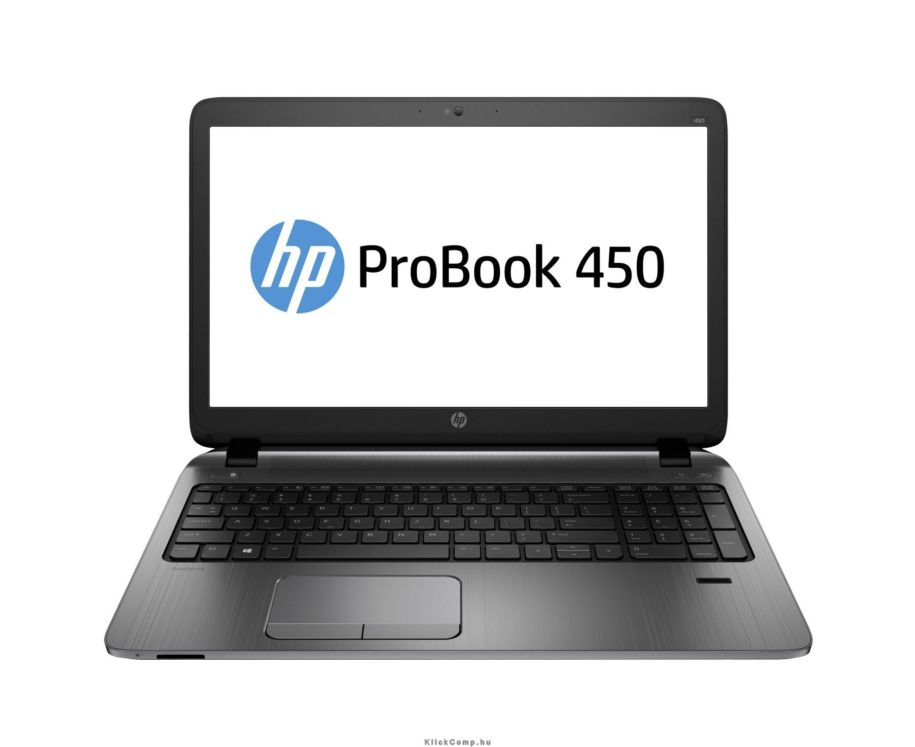 HP ProBook 450 G2 15,6  notebook i5-4210 128GB SSD Windows7 Pro és Windows 8.1 fotó, illusztráció : J4S74EA