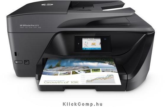 Multifunkciós nyomtató tintasugaras A4 HP OfficeJet Pro 6970 fotó, illusztráció : J7K34A