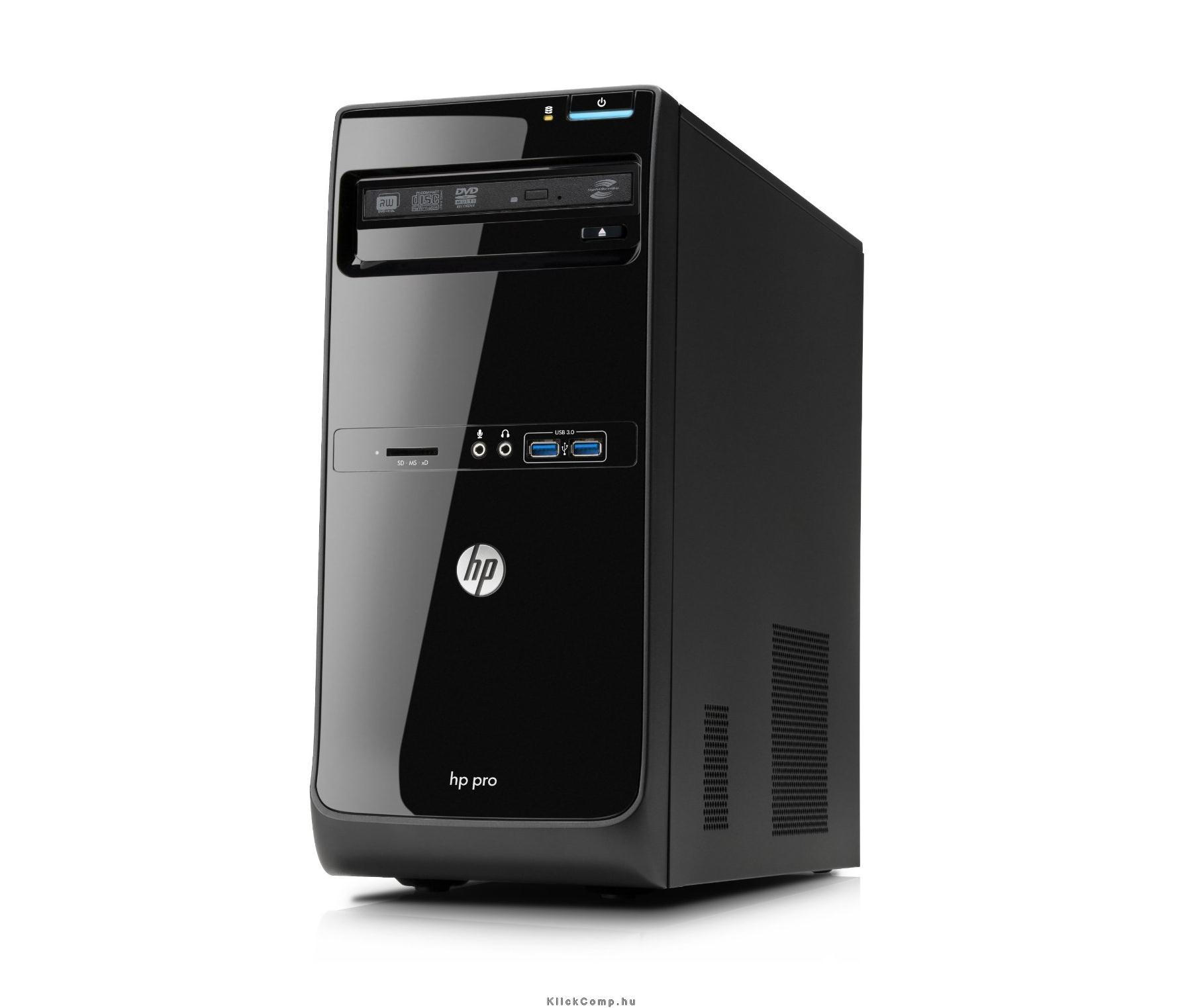 HP Pro 3500 G2 MT Intel Pentium G2030/4GB/500GB/Windows 8.1 asztali számítógép fotó, illusztráció : J8T32EA