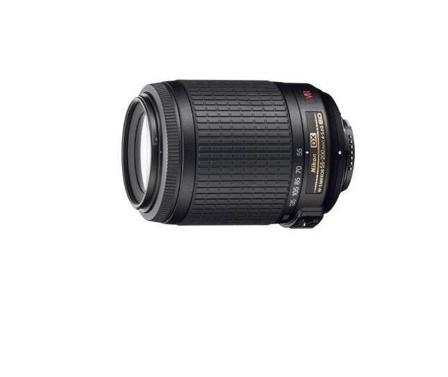 NIKON 55-200mm f/4-5.6 AF-S VR DX NIKKOR zoomobjektív fotó, illusztráció : JAA798DA