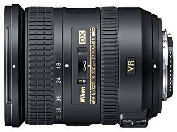 Nikon 18-200mm f/3.5-5.6G IF-ED AF-S VR II DX NIKKOR zoomobjektív fotó, illusztráció : JAA813DA
