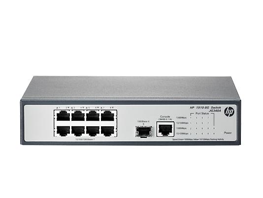 HP 1910-8G+1SFP Switch fotó, illusztráció : JG348A