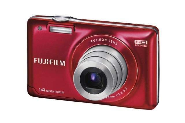 Fujifilm FinePix JX500 piros csomag 14MP digitális fényképezőgép fotó, illusztráció : JX500R