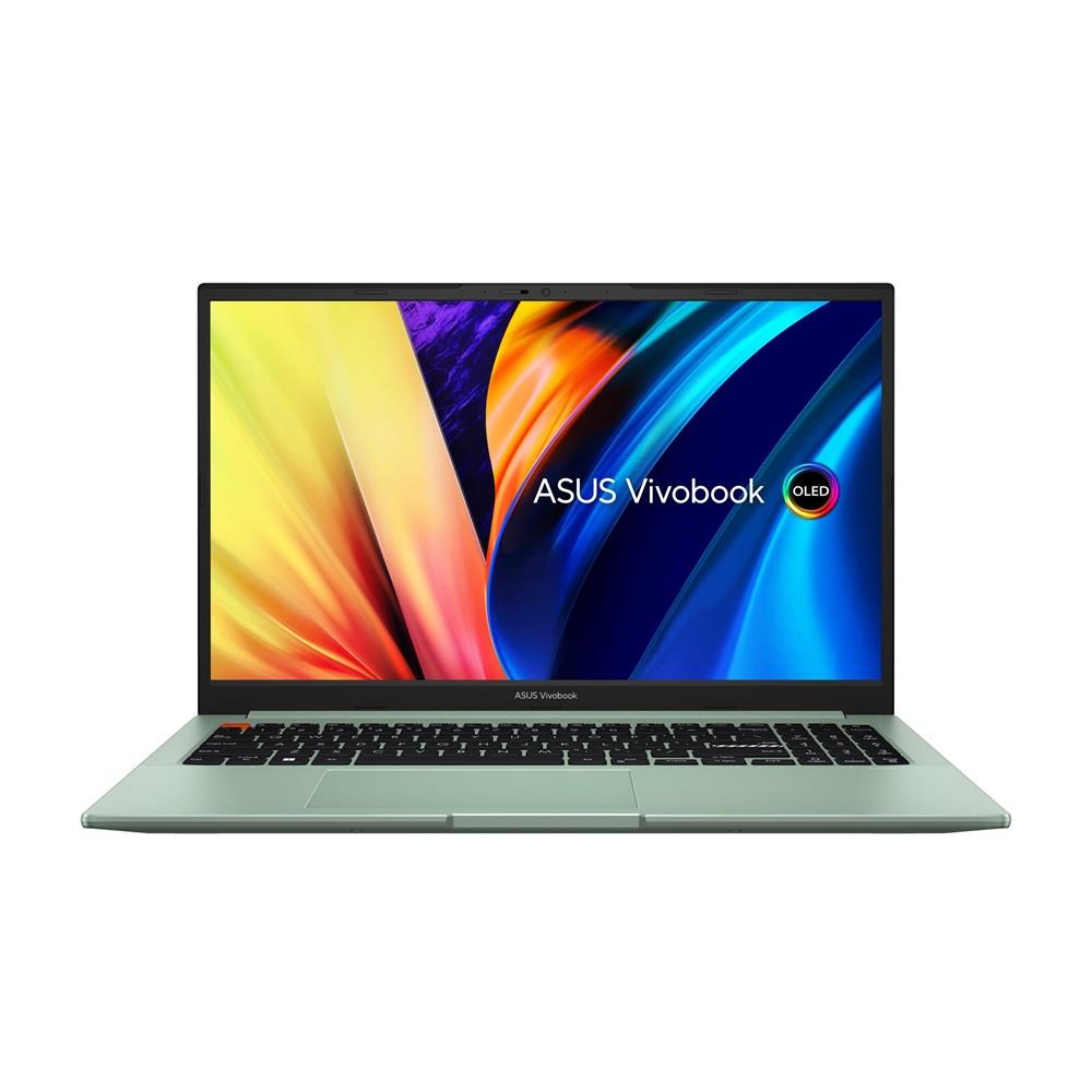 Asus VivoBook laptop 15,6  2,8K i5-12500H 16GB 512GB IrisXe NOOS zöld Asus Vivo fotó, illusztráció : K3502ZA-MA270