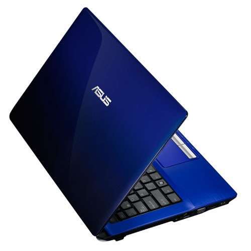 ASUS K43E-VX653D Sötét Kék 14.0  laptop HD Glare, LED, Intel i3-2350, 4GB, 500G fotó, illusztráció : K43EVX653D