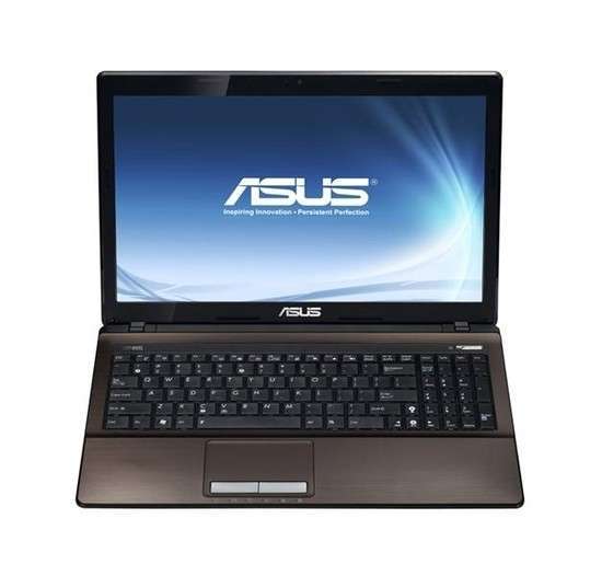 ASUS 15,6  laptop i7-2630QM 2,0GHz/4GB/500GB/DVD író notebook 2 ASUS szervízben fotó, illusztráció : K53SV-SX260D