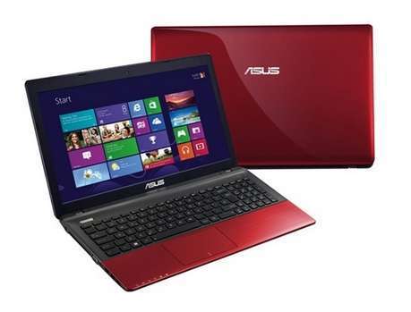 ASUS 15,6  notebook i3-2350M 2,3GHz/4GB/750GB/DVD író/piros metál fotó, illusztráció : K55VD-SX791D
